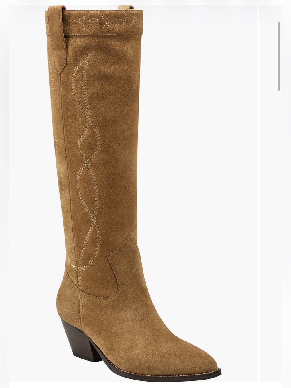 Marc Fisher LTD Edania Western Pointy Toe Boots, size 8